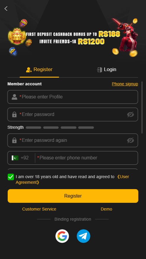 Register 188PKR